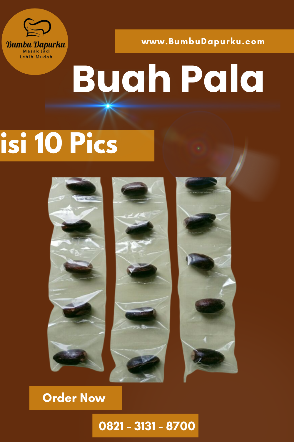 Bumbu Dapurku: Buah Pala dalam Kemasan Rencengan dan Kiloan di Sleman, Yogyakarta