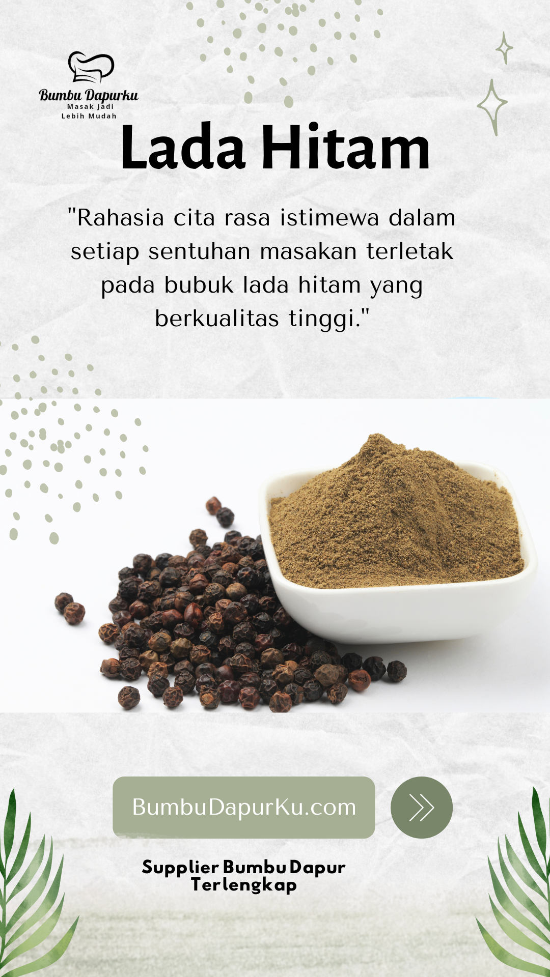 Bumbu Dapurku Tempat Beli Lada Hitam Recomended Di Sleman Jogja