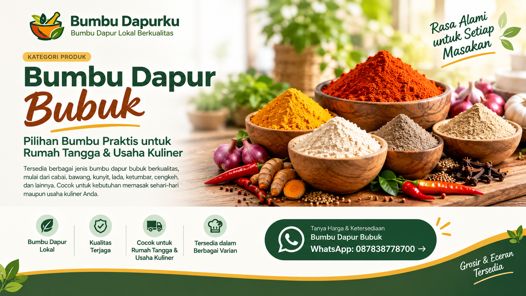 bumbu dapur bubuk