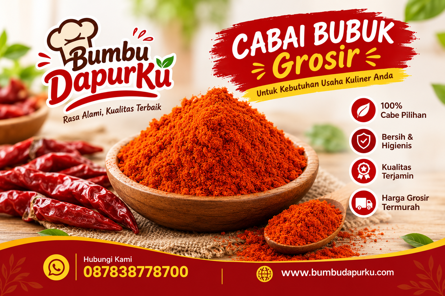 cabe bubuk kiloan
